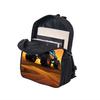 Excavator Printing Single Layer Backpack for Boy and Girls Best Gifts 2D Flat Cartoon School Bags for Children