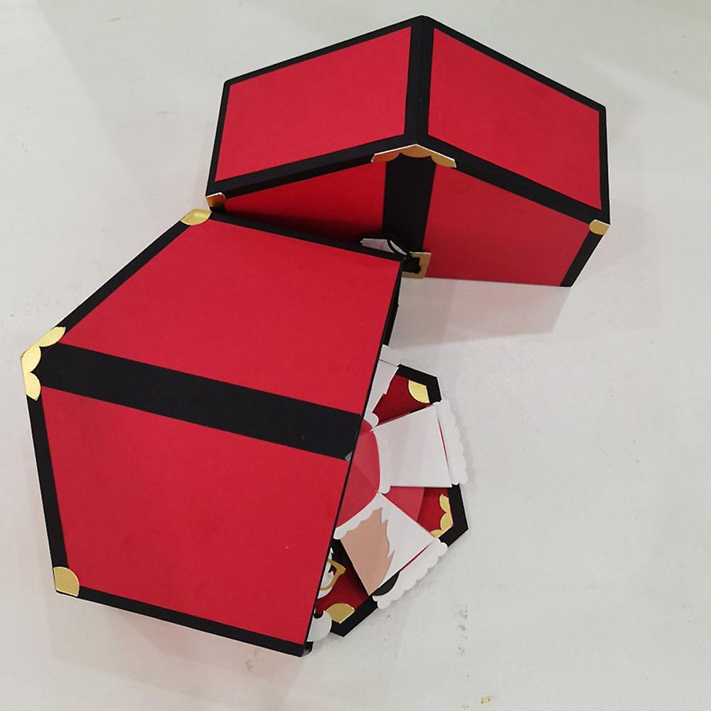 Christmas Surprise Bounces Toy sBox Festival Decorative Present Case for Party