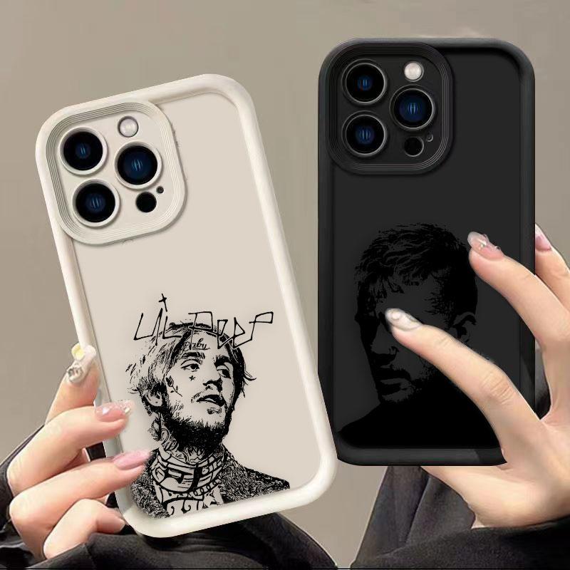 Rapper Cry Baby Lil p-Peep Hell Boy Phone Case For iphone Apple 17 AIR 16 16E 11 12 13 14 15 XR Plus Pro Max Silicone Case Cover