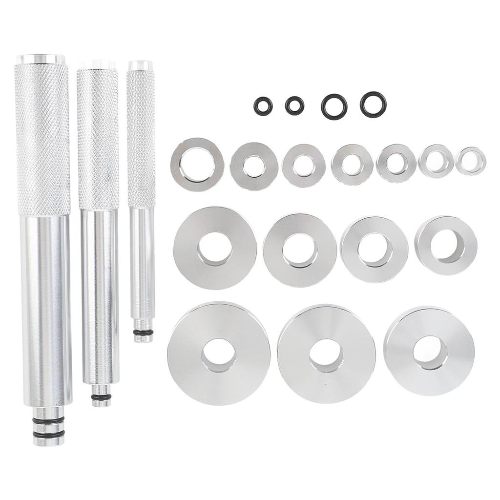 17-teiliges Lagerpresswerkzeug-Set Aluminiumlegierung Universelles Lagerring- und Dichtungstreiber-Installationsset mit 14 Lageradaptern