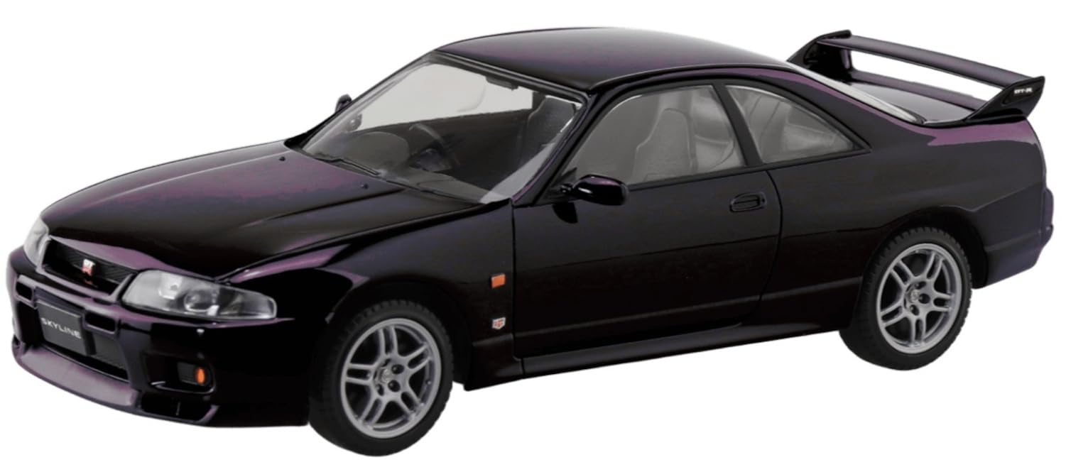 

Aoshima Bunka Kyozai Scale Rakupla Snap Kit Nissan R33 Skyline Midnight Purple Plastic Model Kit 1/32 No. 21-MP GT-R Pre-Colored (Automobile)