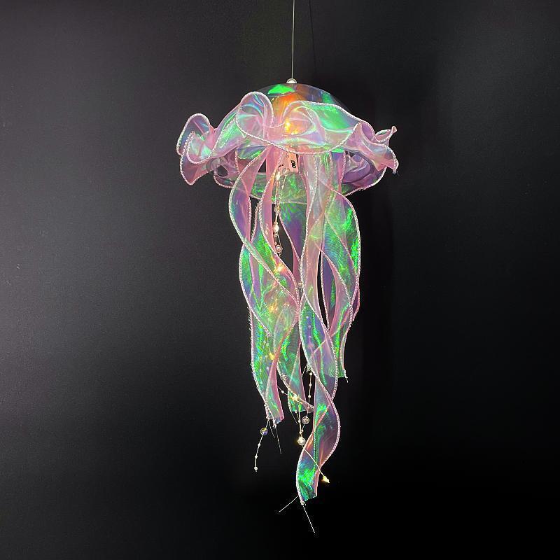 

Сделай сам светящуюся лампу-медузу: Ночник и подвесной декор для комнаты девочки Finished with Pole