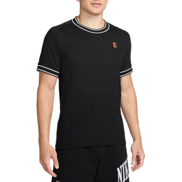 Мужская футболка для тенниса с коротким рукавом NikeCourt Heritage FN0318-010 M