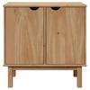 vidaXL Flurschrank OTTA 75x40x75 cm Massivholz Kiefer