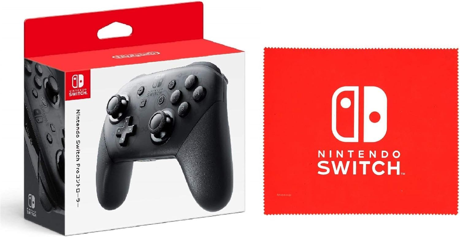 

Контролер Nintendo Nintendo Switch Pro, дизайн логотипу Nintendo Switch Тканина з мікрофібри [Оригінальний продукт] ([Бонус] включено)