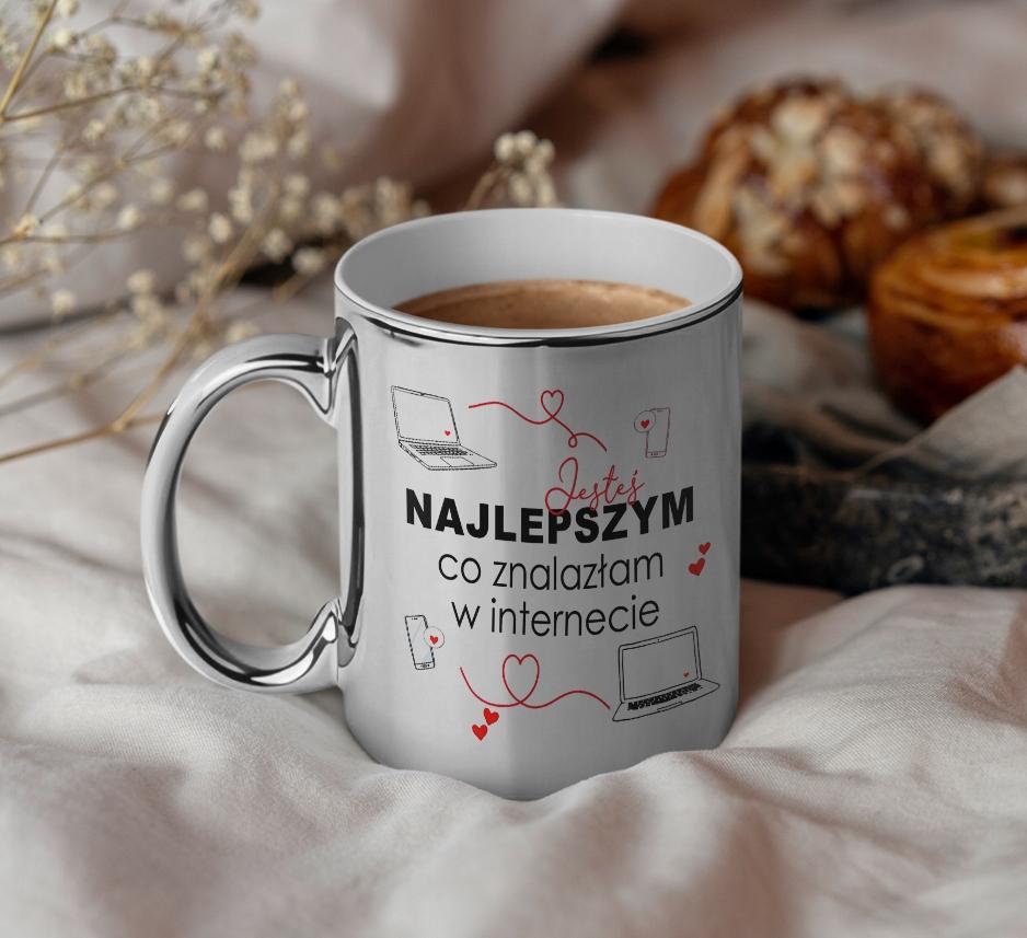 Prezent Na Walentynki Dla Niej Dla Niego Kubek Jesteś Najlepszy Dla Niego