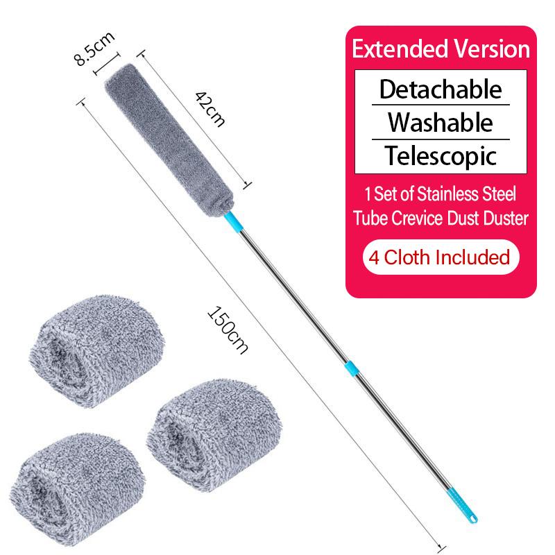 Retractable Duster Telescopic Cleaning Stick For Home Blinds Dust Removal Household Cleaning Tools Magic Duster