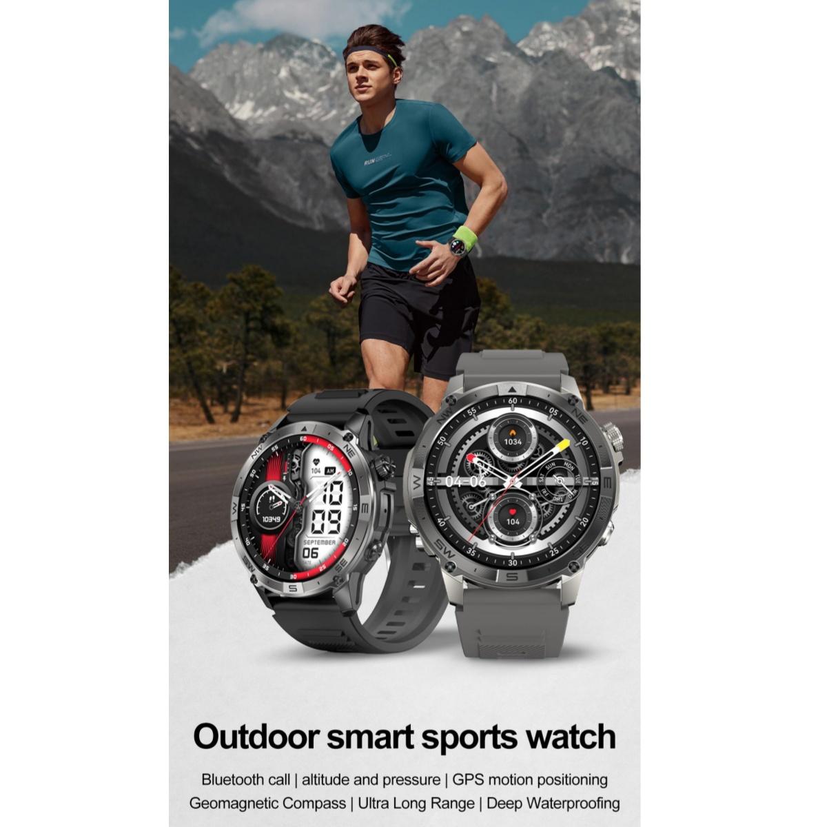 Rainbuvvy HK08 Android Smartwatch 1.43inch AMOLED Full Screen Touch 466x466 BT5.3 — фото 4