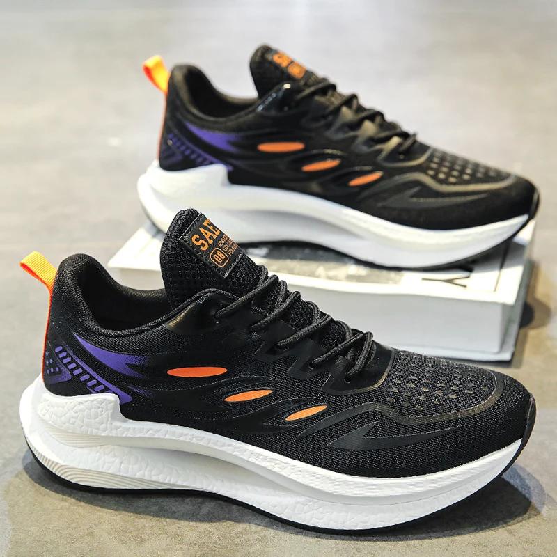 Men'S Breathable Sports Shoes Spring New Mesh Casual Fashion Versatile Trendy Men'S Shoes Mmer Running Shoes Suitable For O