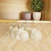 Kitchen Stainless Steel Rack Cupboard Hanging Holders Coffee Tea Cup Mug Shelf Drain Rack Convenience Tools Accessories Supplies