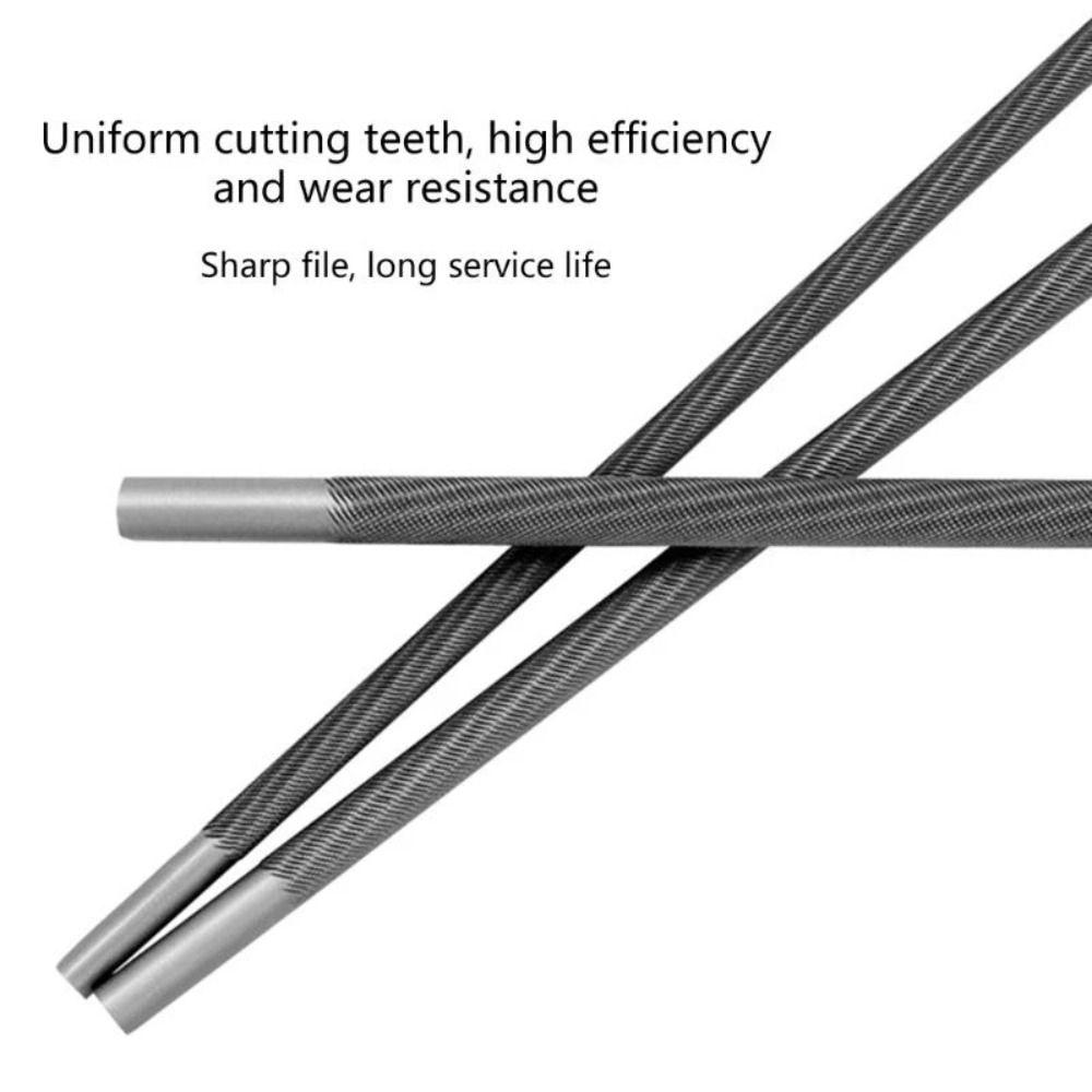 1Pcs New High Carbon Steel Chain Files 4.0/4.8/5.5mm Round Saw Sharpener Plastic Handle Sharpening Tool Hand Tools Accessories