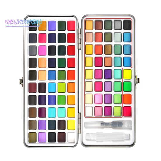 1 Set Solid Watercolor Set Solid Concentration - 50/72/90 Colors DIY Portable Artist Life Drawing Painting Solid Pigment Set, School Supply