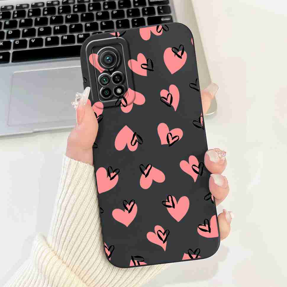 For Xiaomi Mi 10T 5G 6.67" Case Cute Cat Fashion Print Soft Silicone Cover For Xiaomi Mi10T 5G M2007J3SY Protective Cases Coque