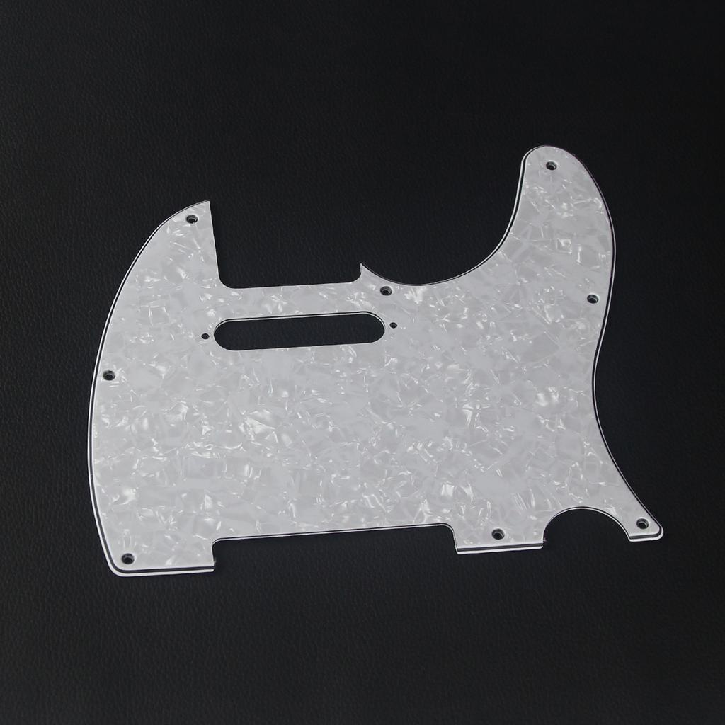 FLEOR 1 ks 8 otvorů TL elektrická kytara Pickguard Kryt proti poškrábání S šrouby pro pickguard