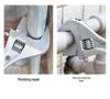 Multi-Function Adjustable Wrench: Quick-Open Chrome Vanadium Steel Pipe Pliers for Labor-Saving Household Use