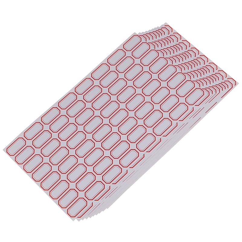 10 Sheets White Sticker Self Adhesive Labels Name Tags Price Sticker Office onesize