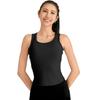 Women's Quick-Dry Backless Yoga Tank with Built-In Sports Bra