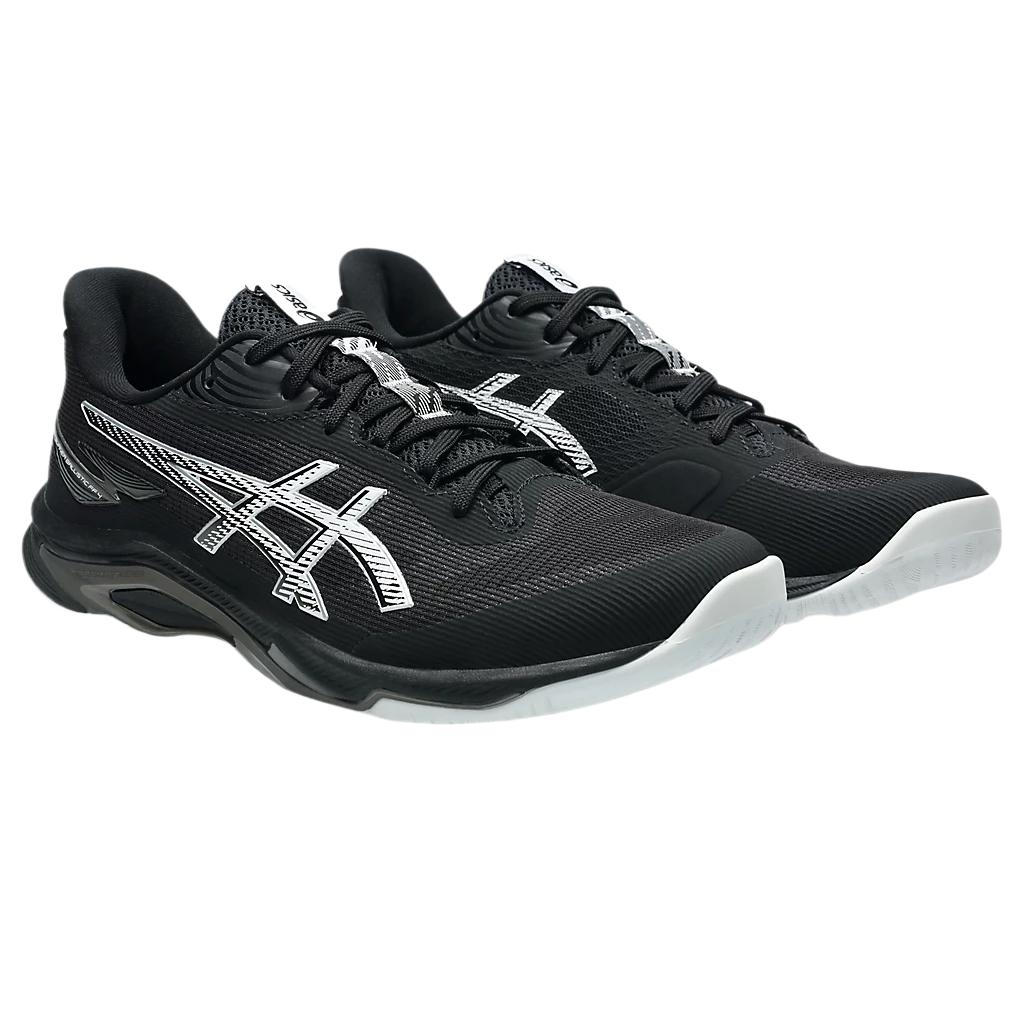 New Asics NETBURNER BALLISTIC FF 4 Shock Absorbers Low Top Training Shoes Men's Black 1051A088-001