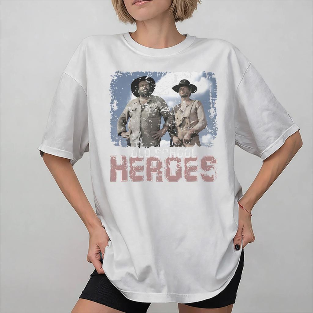 New Arrival BUD SPENCER AND TERENCE HILL T Shirt for Unisex Women Cotton Tee Shirt Short Sleeve Clothes