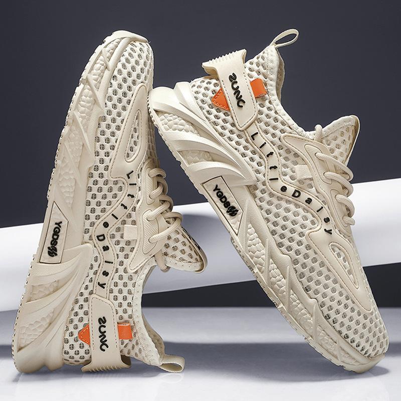 Bachschuhe Sommer Herren Outdoor Watschuhe Rutschfest Schnelltrocknend Bergsteigerschuhe Hohlmaschen Atmungsaktiv Sport Freizeit Tide