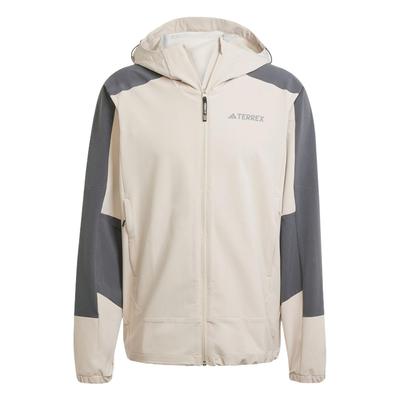 Mt Windrdy Jacke Outdoor Winddicht Color Block Langarmjacke Herrenjacke Hellbraun Dunkelgrau JI5934