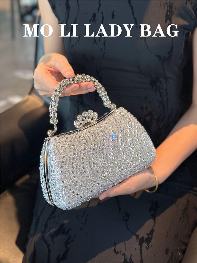 Diamond Dinner Bag Banquet Bag Dress Wedding Banquet Messenger Bag Fashion Evening Bag Celebrity