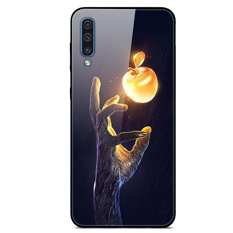 6.4" For Samsung Galaxy A30s A51 A50 Case A 30s Glass Back Cover Case For Samsung A30s A50 A70 A51 Case A 30 s A 51 Case Bumper