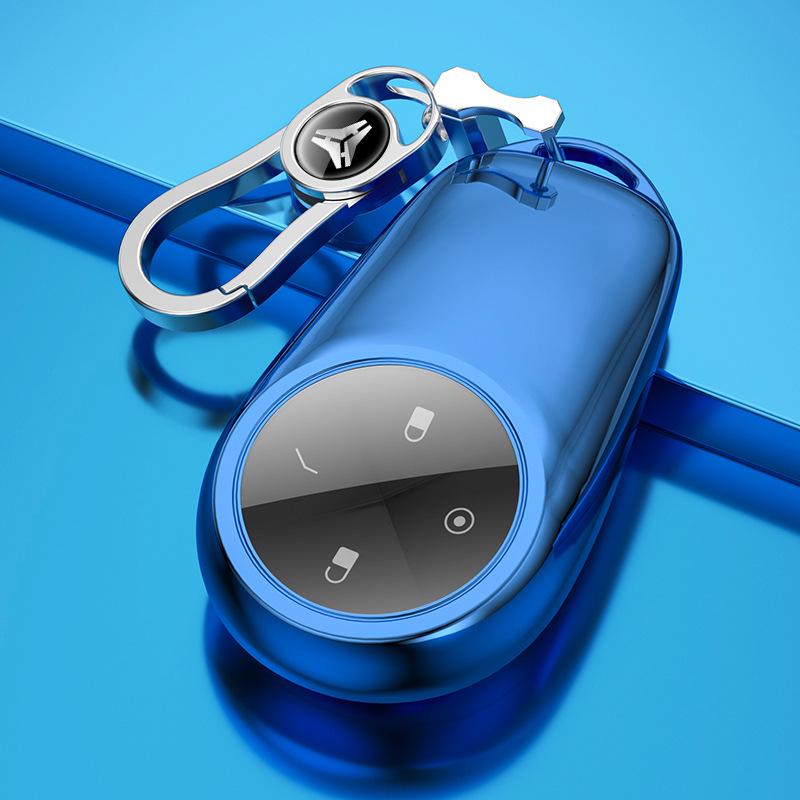 Nio EC6/ES6/ES8 Car Key Case: Anti-drop, Full Coverage, High-end Shell for Men & Women