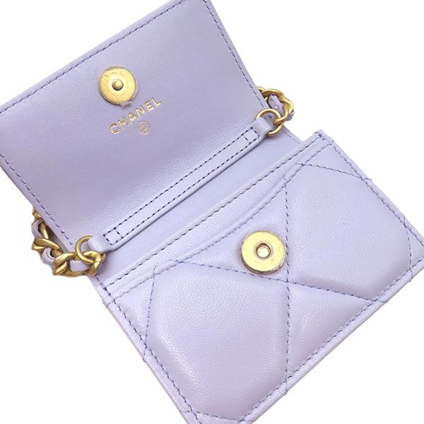 CHANEL AP1787 CHANEL19 CHANEL19 Flap Coin PurseChain wallet lambskin Array