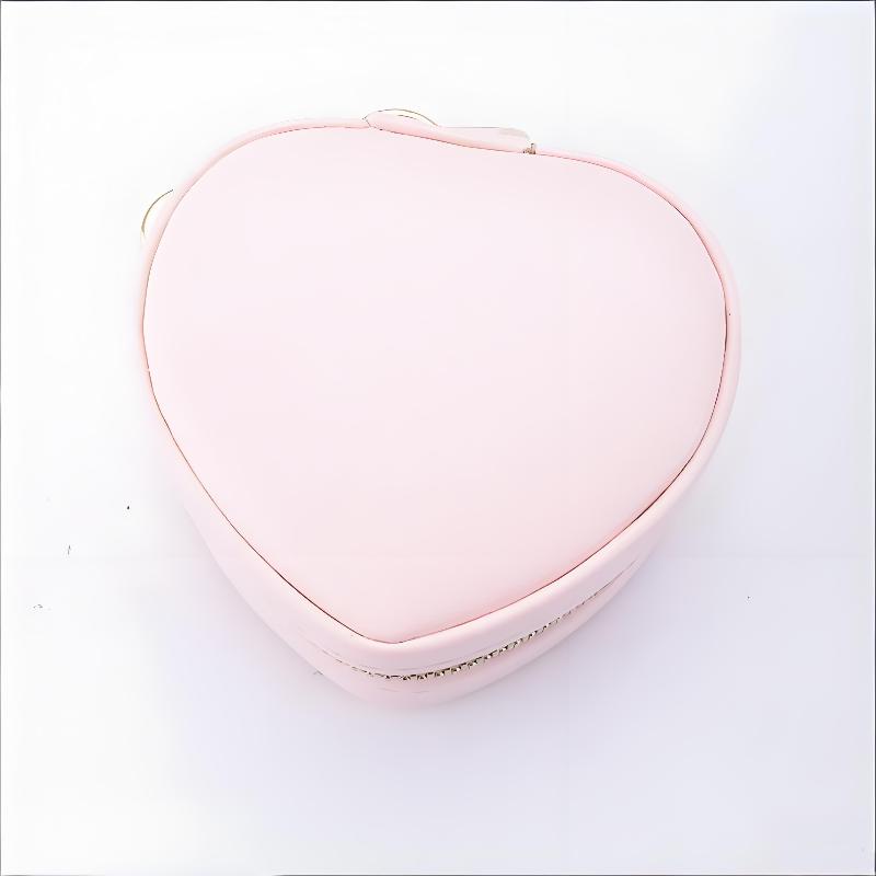 Mini šperkovnice Klíčenka Displej na šperky Organizér na náušnice Přenosná krabička na prsteny Srdcovitý Minimalistická Cestovní taška Přívěsek