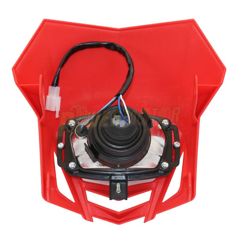 For Honda CRF230 Headlight XR230 Suzuki Kawasaki KLX150 Yamaha WR450 Universal Motocross Accessories Motorcycle Headlight Plate