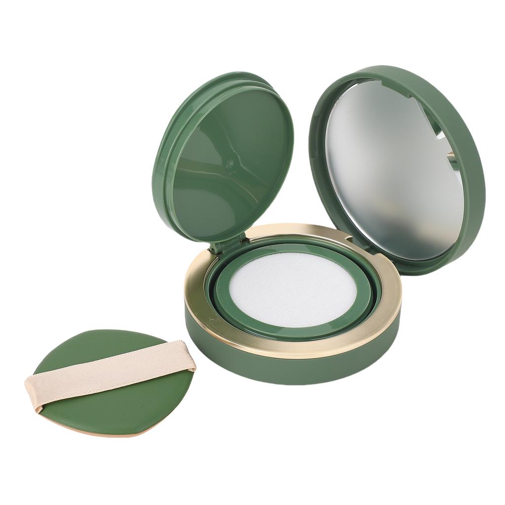 Empty Cushion Foundation Box with Mirror Puff Refillable Empty BB Cream Container Sealed Lid for BB