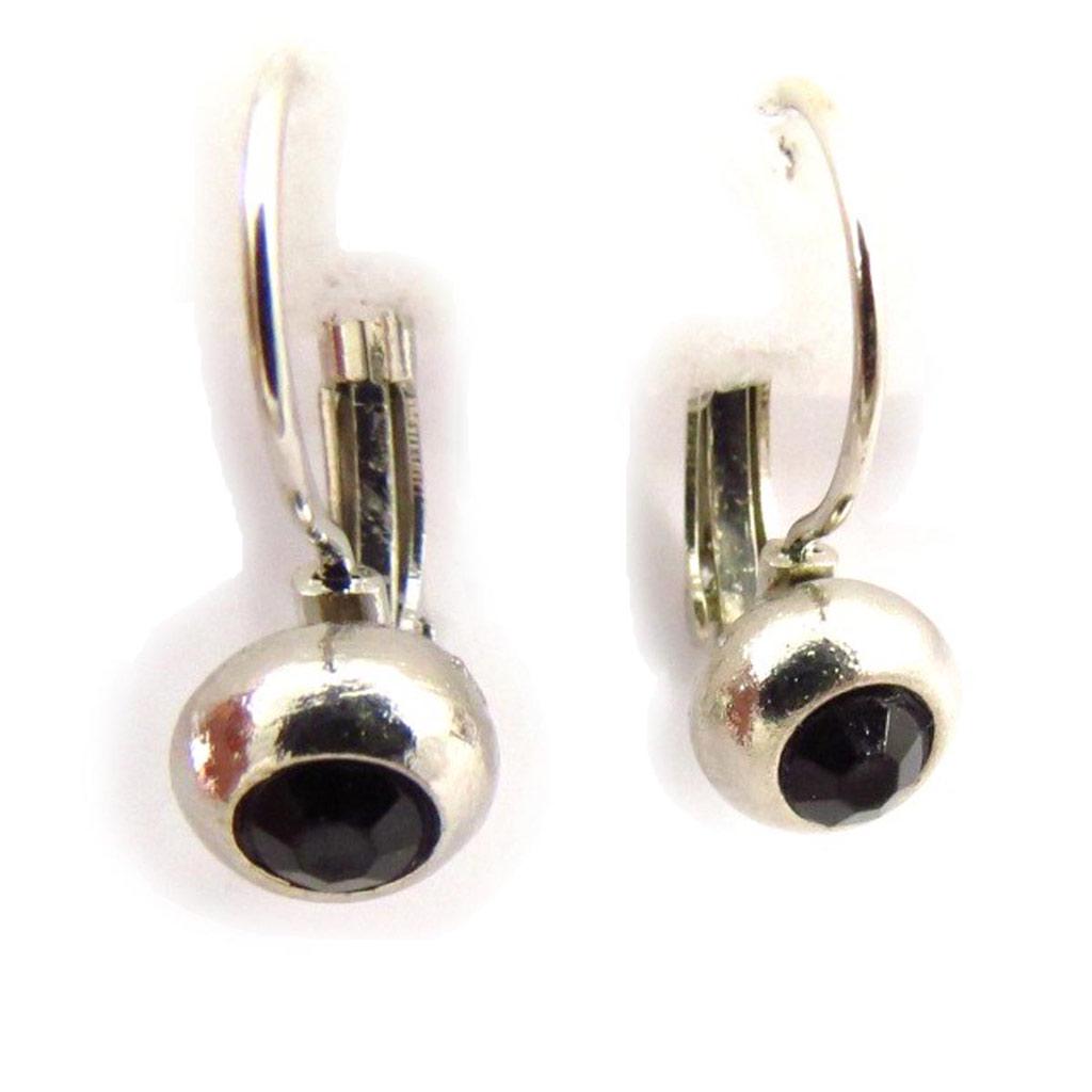 Les Trésors De Lily [J6230] - Boucles Créateur 'Sissi' noir