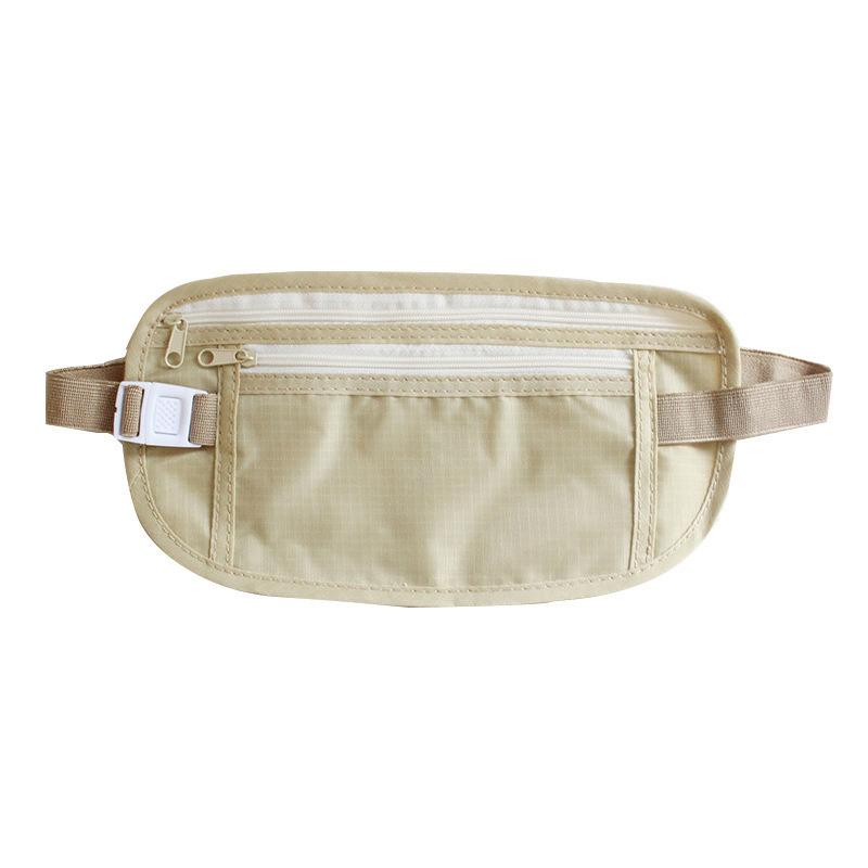 Men/women Running Purses Casual Durable Fanny Waist Pack Male Waist Bags Belt Hip Bum Bag Pouch Three Zipper Pocket