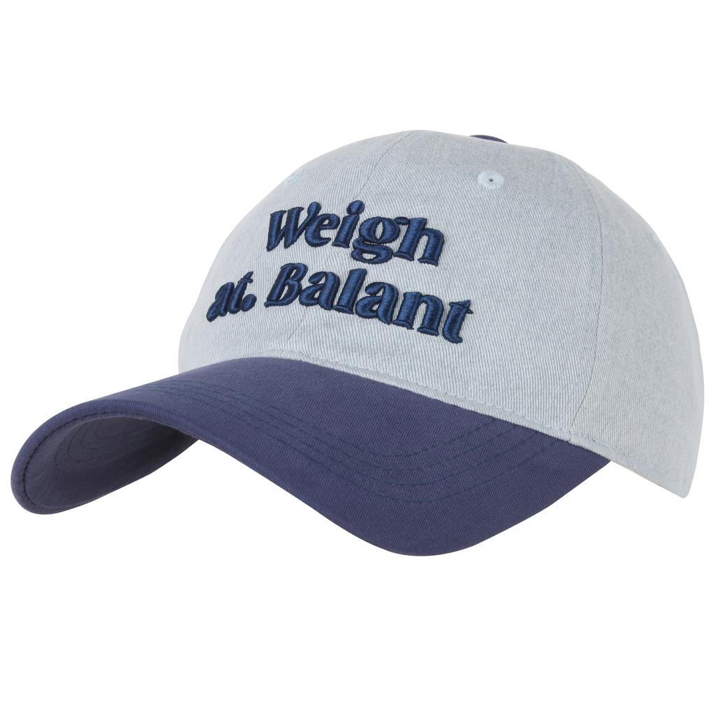 BALANT Denim Embroidery Ball Cap [Blue]
