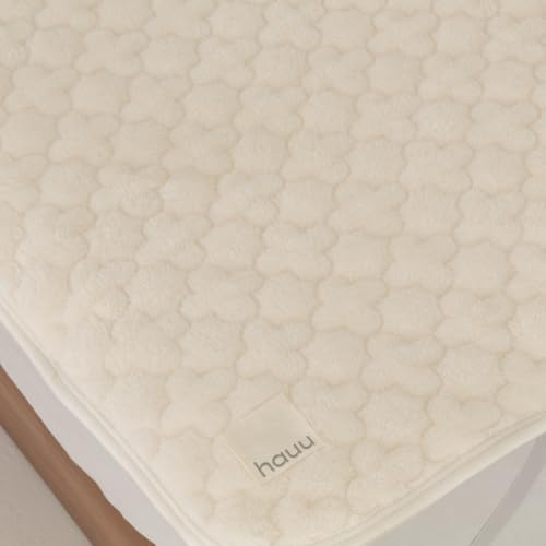 

Nishikawa Hauu Soft Mattress Pad, Moisture-Absorbing and Heat-Generating, Cotton-Filled, Semi-Double, Ivory, Washable, Warm, Fluffy, Soft, Hauu (CM140