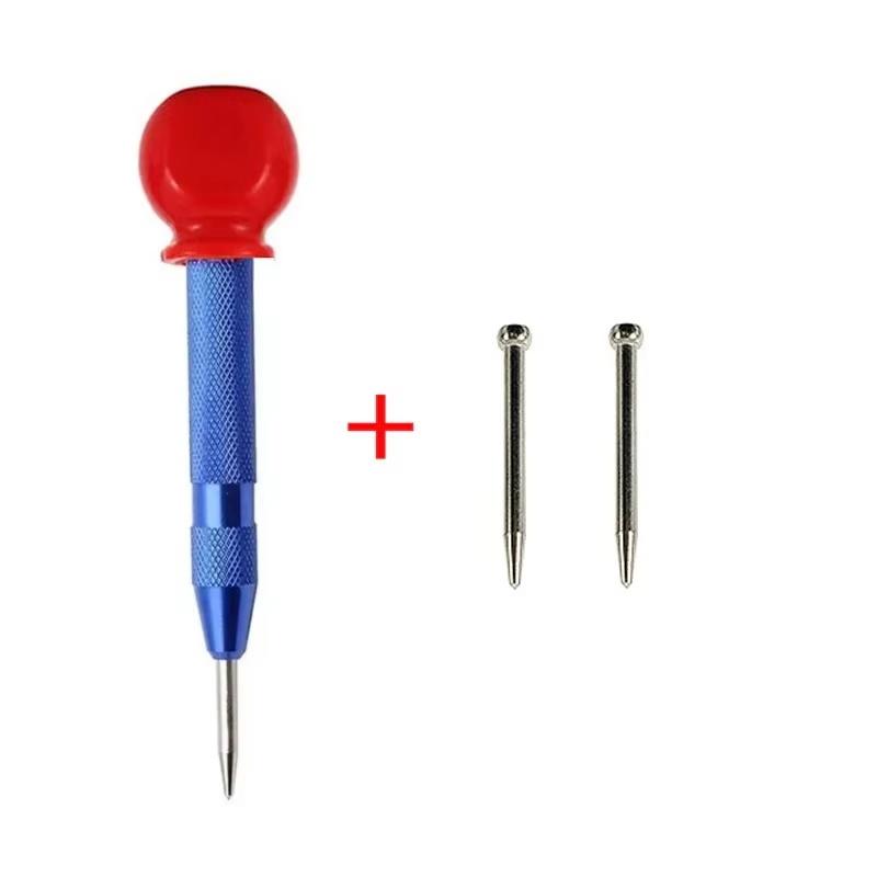 Automatic Center Punch Non-Slip Metal Punch Woodworking Tool Hand Tool For Wood Metal Steel Aluminum