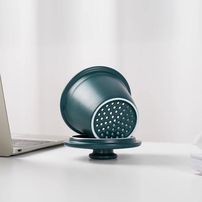 Ceramic Office Tea Mug with Lid and Filter