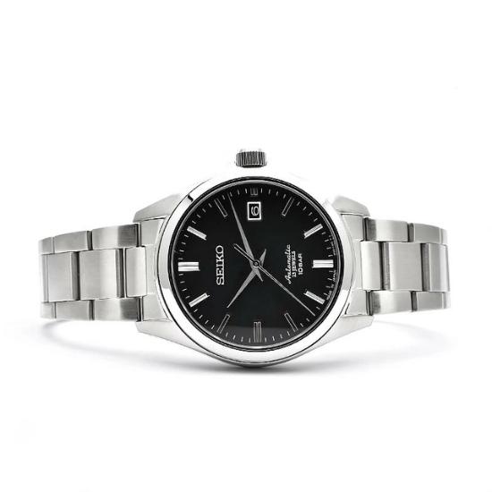 Seiko Mechanische Automatikuhr SZSB012 für Herren Made in Japan Exklusives Modell aus dem Seiko Shop Dress Line Edelstahl Silber