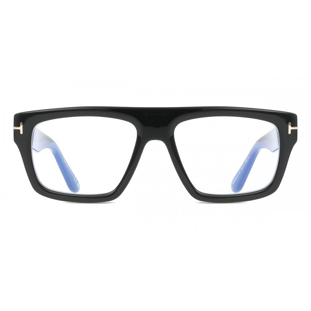 

Tom Ford Blue Light Block Men Eyeglasses Ft6084 B 001 Shiny Black/56-17-145