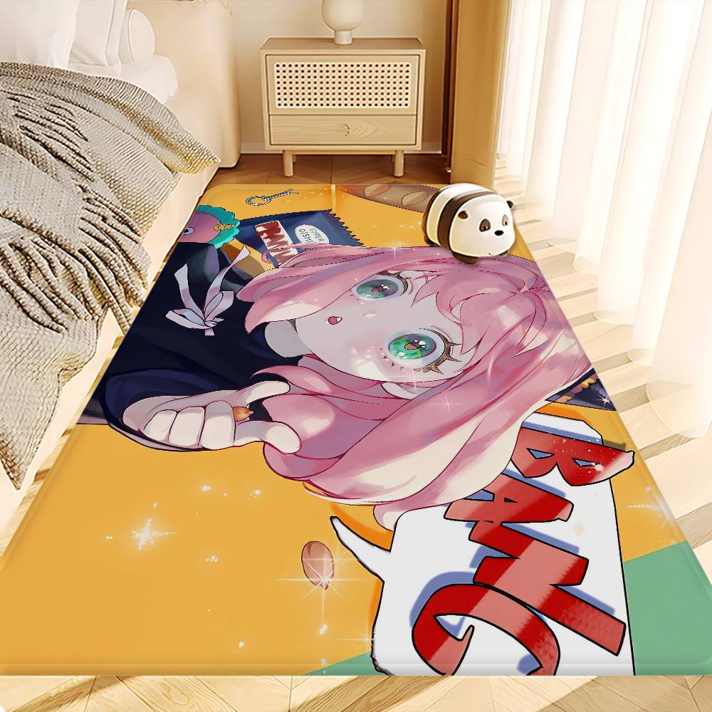Anime Spy X Family Anya Room Mats Cheaper Anti-slip Modern Living Room Balcony Printed Household Carpets