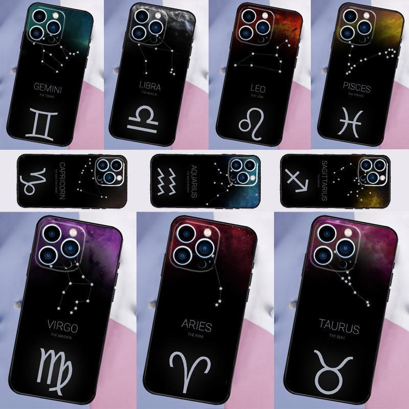 

Чехол для мобильного телефона Apple IPhone15, чехол для мобильного телефона Twelve Constellations, окрашенный чехол для мобильного телефона Huawei Anti-Drop iPhone 11