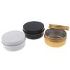 Round Survival Kit Tin Small Empty Pot Plain Metal Storage Bit Box Mini Lip Balm