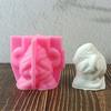 3D Bathrobe Mouse Figurine Silicone Molds for Candle Soap Chocolate Candy Cake Fondant Decoration Gypsum Silicone Molds
