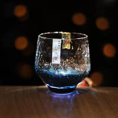 Handmade Creative Japanese Star Cup Glass Crystal Whiskey Cup High Value Cup Glass