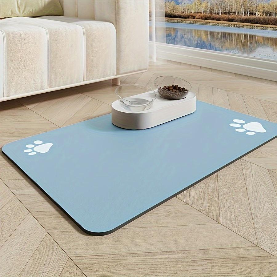 VIKAMA Dywanik dla zwierząt domowych w jednolitym kolorze z ziemi okrzemkowej, łożysko zwierzęce, antypoślizgowy, chłonny wodę, miękki i wygodny, dekoracja domu