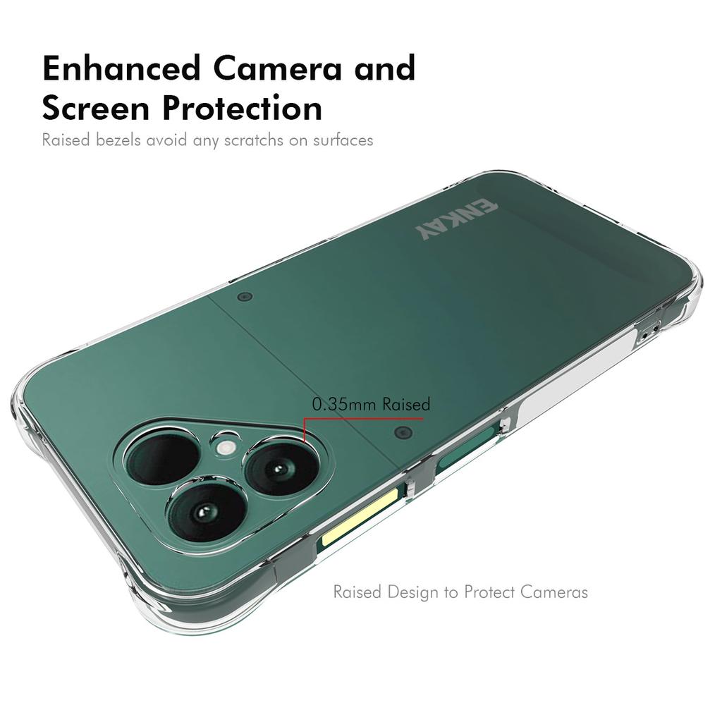 For Fairphone 6 Clear Phone Case Shockproof Anti-slip TPU Cover