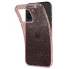 Etui case na iPhone 15 Pro Max Liquid Crystal Glitter - różowo przezroczyste