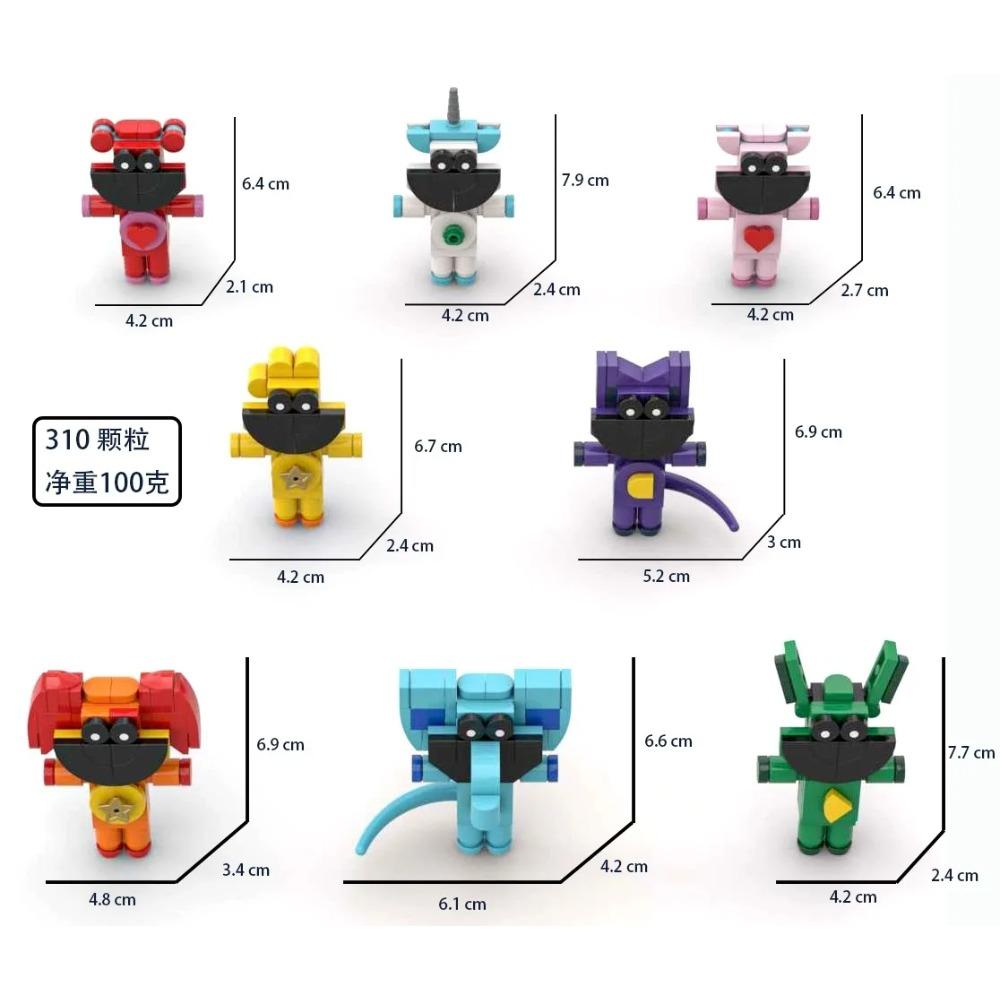 

MOC Creative Horror Game Series Smiling Q-Version Small Animal Building Block Model Children s Puzzle Assembly Toy Birthday Gift PDF instructions