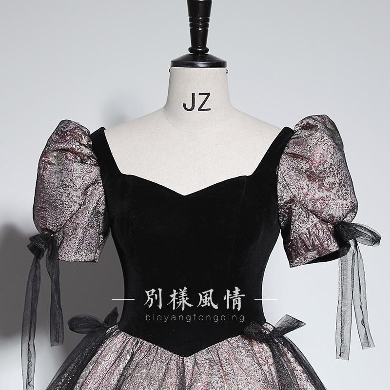 Bankett-Abendkleid Damen 1011 neu High-End Hofstil Puffärmel Kunstprüfung Belcanto Solo flauschiger Rock Aufführungskleidung